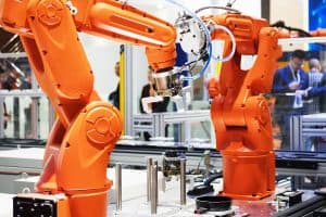 artificial intelligence equipment in modern factory