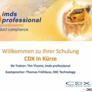 Einführung in das Compliance Data Exchange (CDX) System